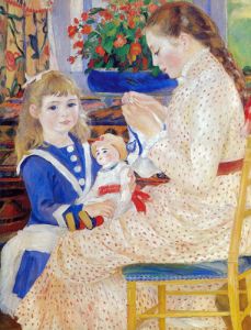 Children in the afternoon in Wargemont  (Detail) 